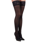 Support hold up stockings with graduated compression 140d