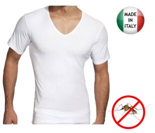 Maglietta (T-Shirt) unisex, Maglia con microcapsule alla DEET anti zanzara
