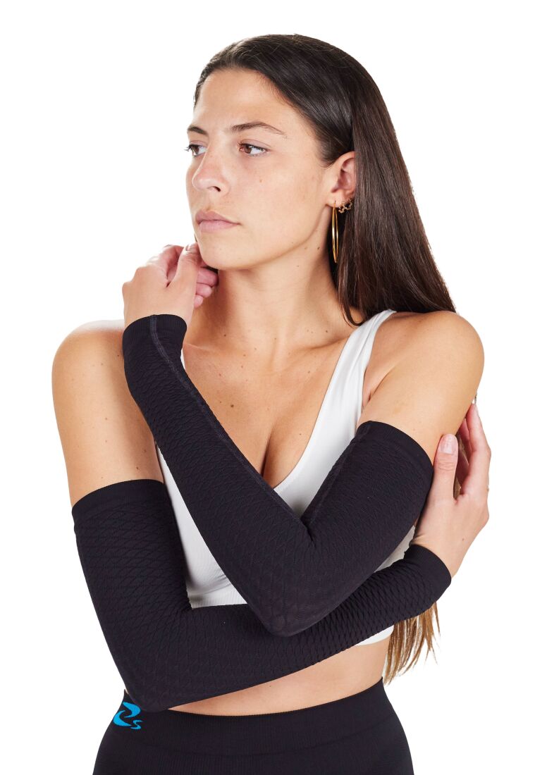 Sport use/anti cellulite compression firming Arms sleeves