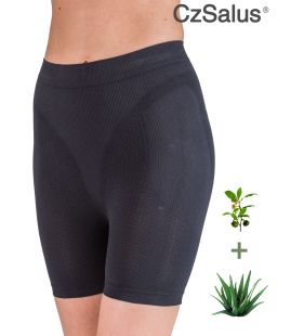 Pantaloncino corto anticellulite contenitivo, guaina snellente con Aloe Vera + tè verde