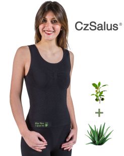 Anti-cellulite massagge vest with Aloe & green tea microcapsules