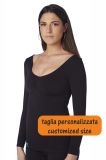 Camiseta de manga larga de compresión para mujer MEDIDA PERSONALIZABLE para personas que sufren de lipedema y linfedema