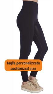 Pantalon long léger, legging amincissant à moyen compression  pour les lipœdèmes et les lymphœdème. Taille personnalisée