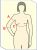 Bust and arms girdle brachioplasty liposuction, K1 (18-21 mmHg) - CUSTOM SIZE